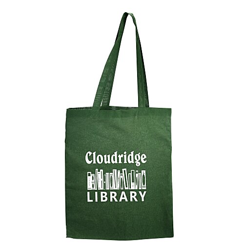 Organic 4 oz. Cotton Flat Tote Main Image