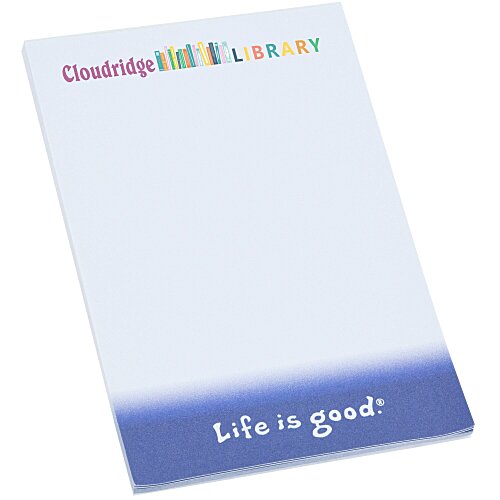 Life is Good TaskRight 6 inches x 4 inches Notepad - 50 Sheet Main Image