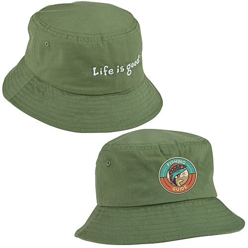Life is Good Bucket Hat - Embroidered Main Image