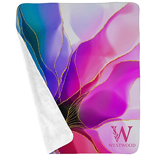 Full Color Sherpa Luxe Blanket - 24 hr Main Image