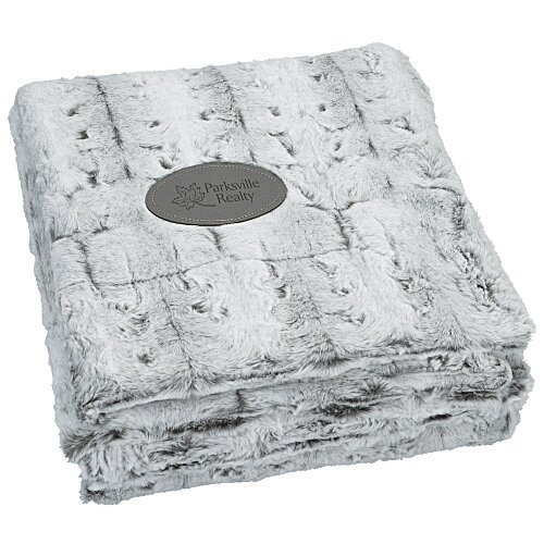 Bordeaux Faux Fur Throw Blanket - 24 hr Main Image