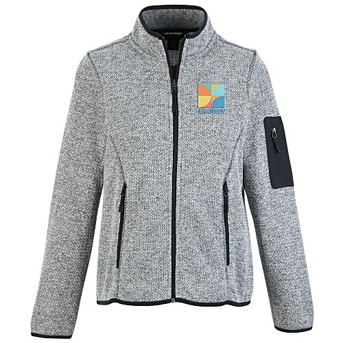 Jasper Jacquard Fleece Jacket - Ladies' Main Image