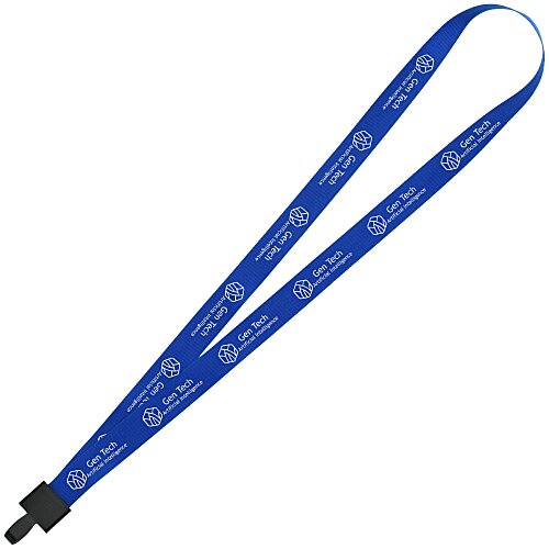 Non-Swivel Polyester Lanyard - 3/4 inch - 32 inches Main Image