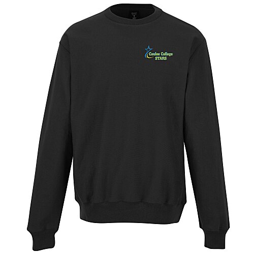 Hanes Beefy Sweats Premium Heavyweight Crew Sweatshirt - Embroidered Main Image