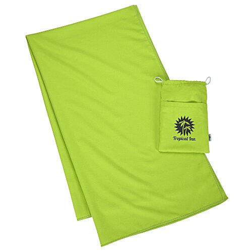 Travel Beach Towel with Pouch Main Image