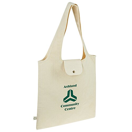 Packable 8 oz. Organic Cotton Tote - 24 hr Main Image