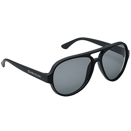 Renew Aviator Sunglasses with Rubberized Frames Main Image