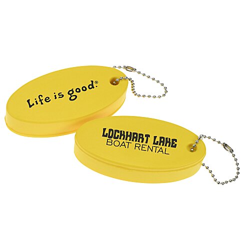 Life is Good Floating Keychain Main Image