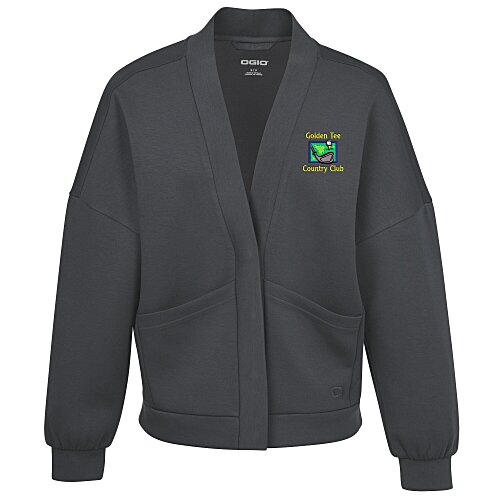 OGIO Icon Double Knit Cardigan - Ladies' Main Image