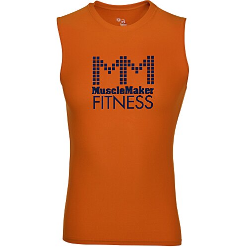 Badger Sport Pro Compression Sleeveless Crew T-Shirt Main Image