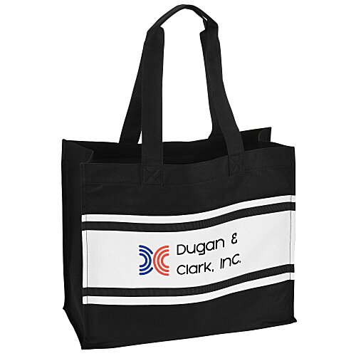 Varsity Box Tote - Full Color Main Image