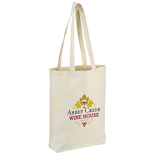 Bottom Gusset 5 oz. Organic Cotton Tote - Full Color Main Image
