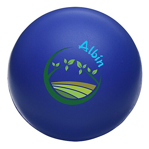 Solid Color Stress Ball - Full Color Main Image