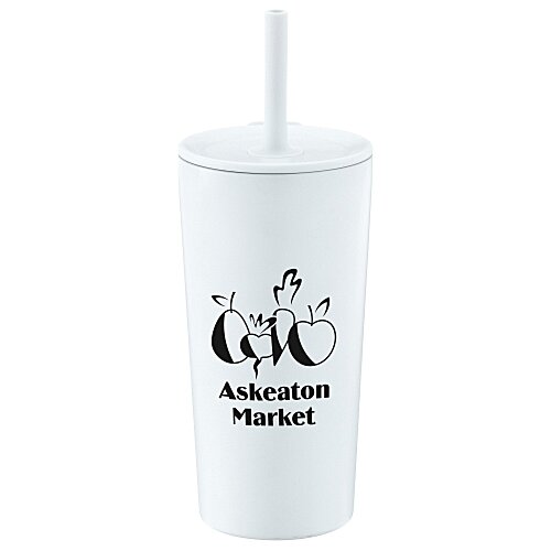 Parade Vacuum Tumbler with Straw - 20 oz. - 24 hr Main Image