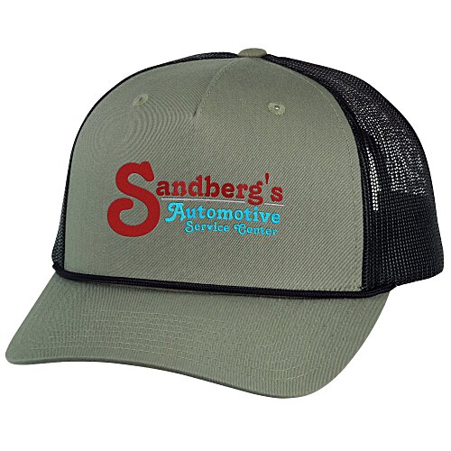 Richardson Five Panel Rope Trucker Cap Main Image
