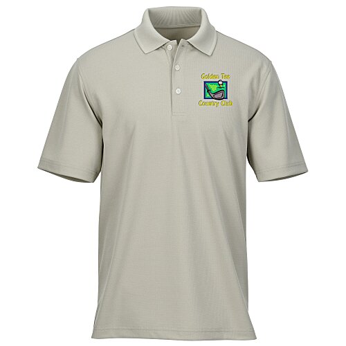 Dry Zone Stain Release Mini Grid Polo - Men's Main Image