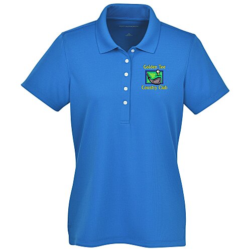 Dry Zone Stain Release Mini Grid Polo - Ladies' Main Image
