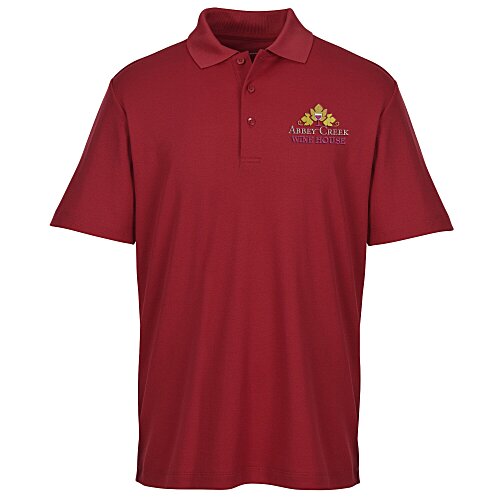 Plaited Honeycomb Pique Polo - Men's Main Image