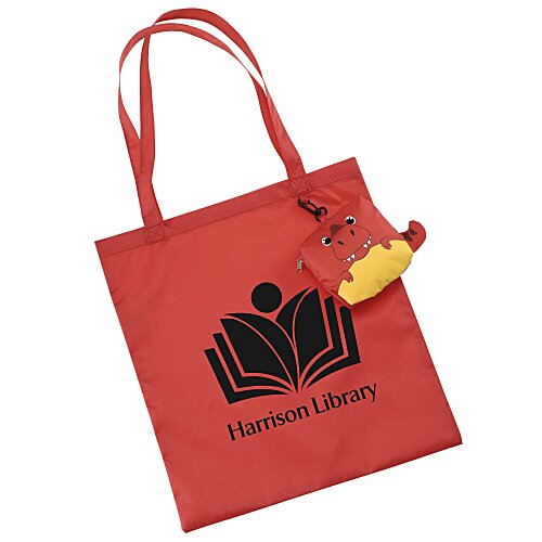 Paws and Claws Charm Tote - T- Rex Main Image