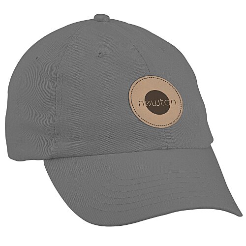 Cotton Washed Cap - Solid - Laser Engraved Patch - 24 hr Main Image