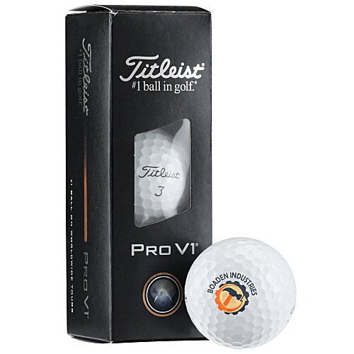 Titleist Pro V1 Golf Ball - Sleeve Main Image
