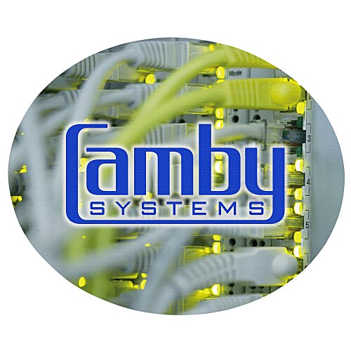 Mouse Pad with Antimicrobial Additive - Circle - 24 hr Main Image