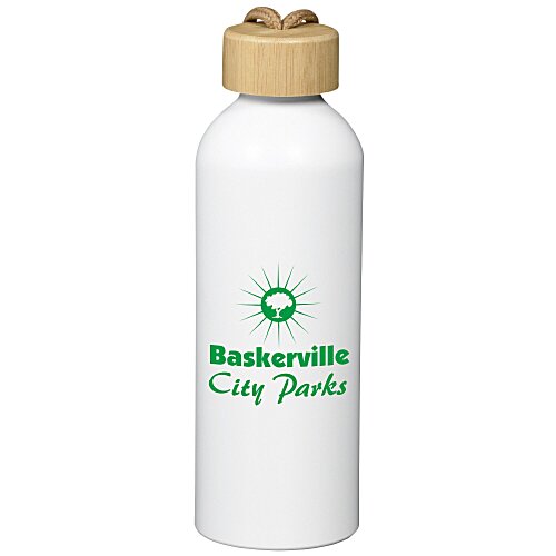 Horicon Aluminum Bottle with Bamboo Lid - 25 oz. Main Image