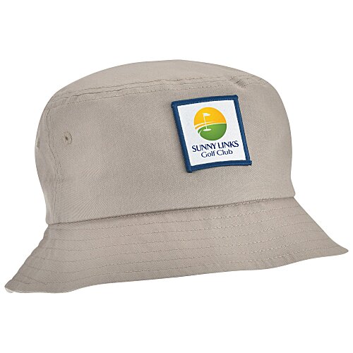 Short Brimmed Bucket Hat - Full Color Patch Main Image