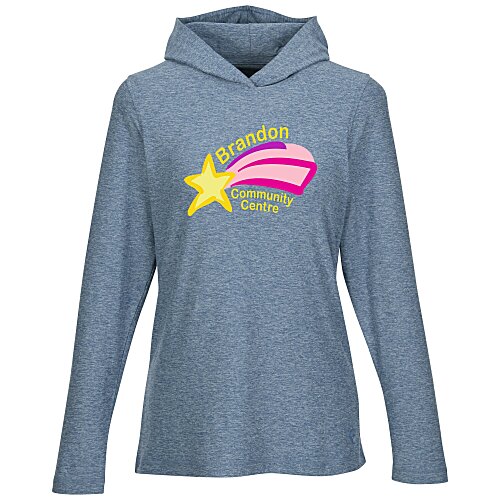 Wellable Long Sleeve Hooded T-Shirt - Ladies' Main Image