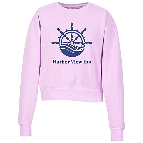 Comfort Colors Garment-Dyed Mid-Length Crew Sweatshirt - Ladies' Main Image