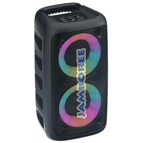 Tower Bluetooth Speaker with Phone Holder - Full Color Main Image