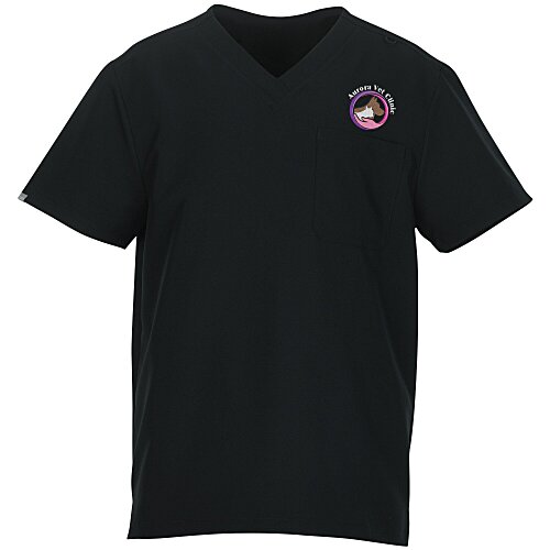 Hanes Essentials V-Neck Pocket Scrub Top - Men's Main Image