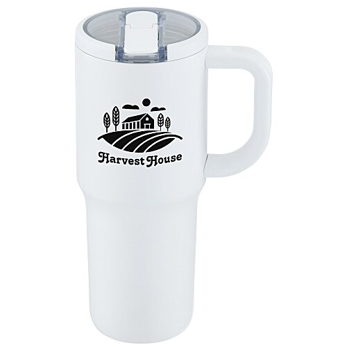 Alpine Vacuum Mug with Flip Up Straw - 30 oz. Main Image