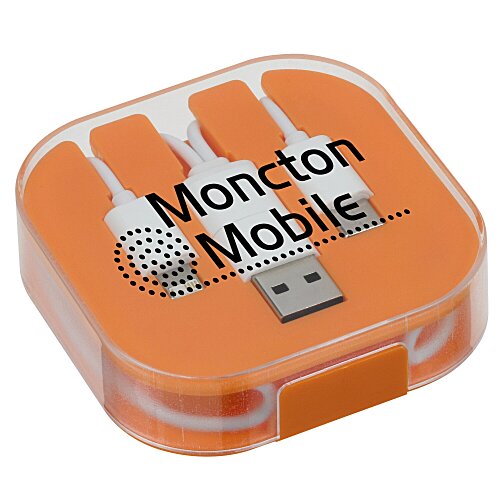 Novi Duo Charging Cable with Phone Stand - USB-C - 24 hr Main Image