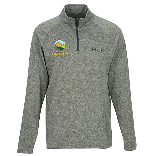 Huk Airweight Heather 1/4-Zip Pullover Main Image