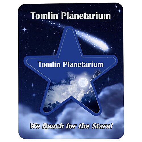 Pop Out Picture Frame Magnet - Star Main Image