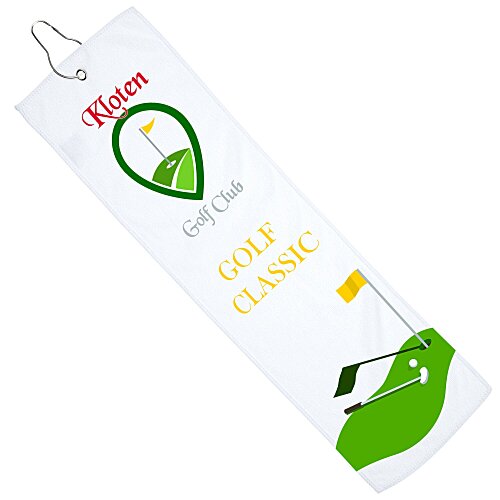 Tour Slim Golf Towel - Full Color Main Image