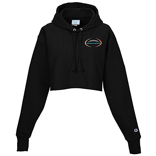 Champion Reverse Weave Cropped Hoodie - Ladies' - Embroidered Main Image