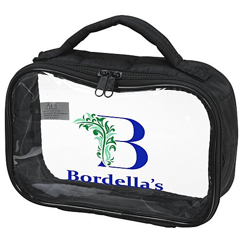 Puffer Accent Clear Cosmetic Bag Main Image