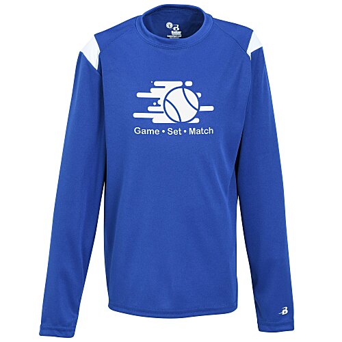 Badger Sport On The Rise Long Sleeve T-Shirt - Youth Main Image