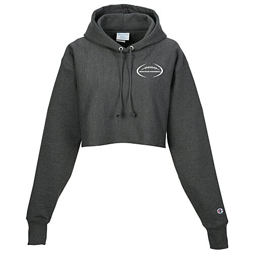 Champion Reverse Weave Cropped Hoodie - Ladies' - Screen Main Image