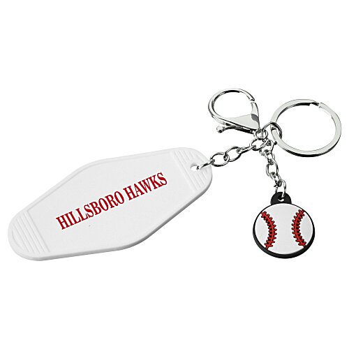 Motel Keychain - Baseball Main Image