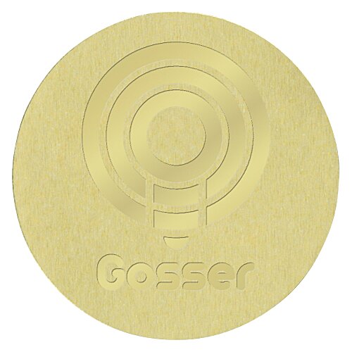 Embellished Seal by the Roll - Circle - Smooth Edge - 1 1/4 Inches Main Image
