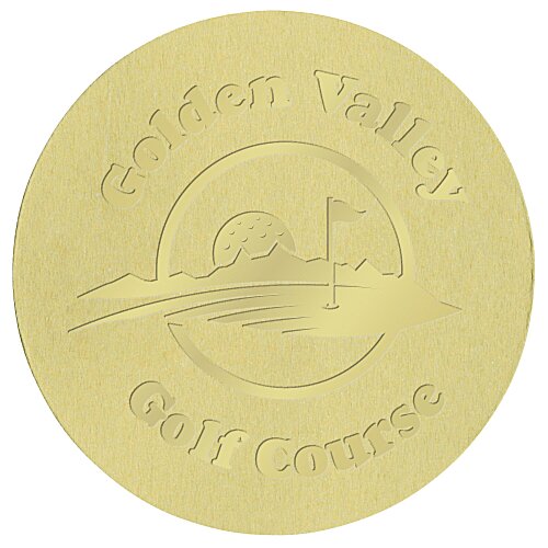 Embellished Seal by the Roll - Circle - Smooth Edge - 2 Inches Main Image