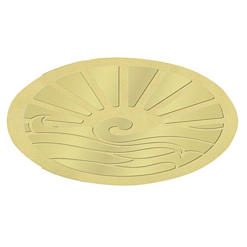 Embellished Seal by the Roll - Oval - 1 1/4 Inches x 2 1/4 Inches Main Image