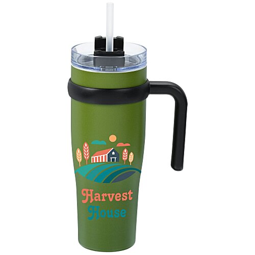 Colorful Buda Mug with Straw - 30 oz. Main Image