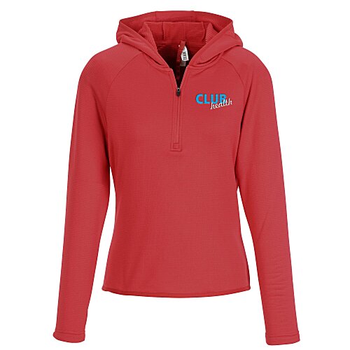 Qualify 1/4-Zip Hooded Pullover - Ladies' Main Image