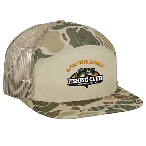 Richardson Camo Printed Seven Panel Cap Main Image