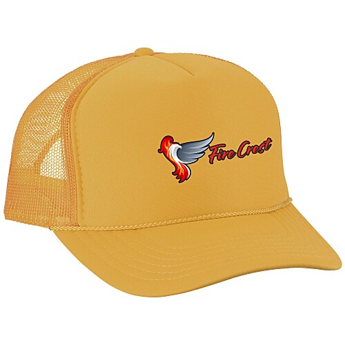 OTTO Five Panel Foam Trucker Cap - Solid Main Image