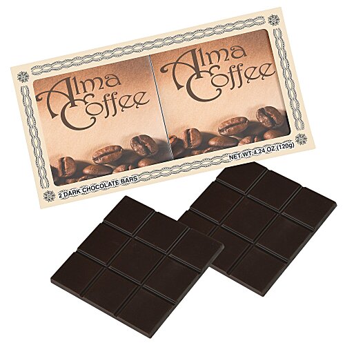Square Breakaway Chocolate Bar - Two Pack Main Image